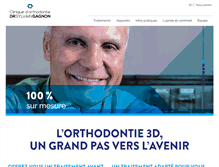 Tablet Screenshot of orthodontiemontreal.com